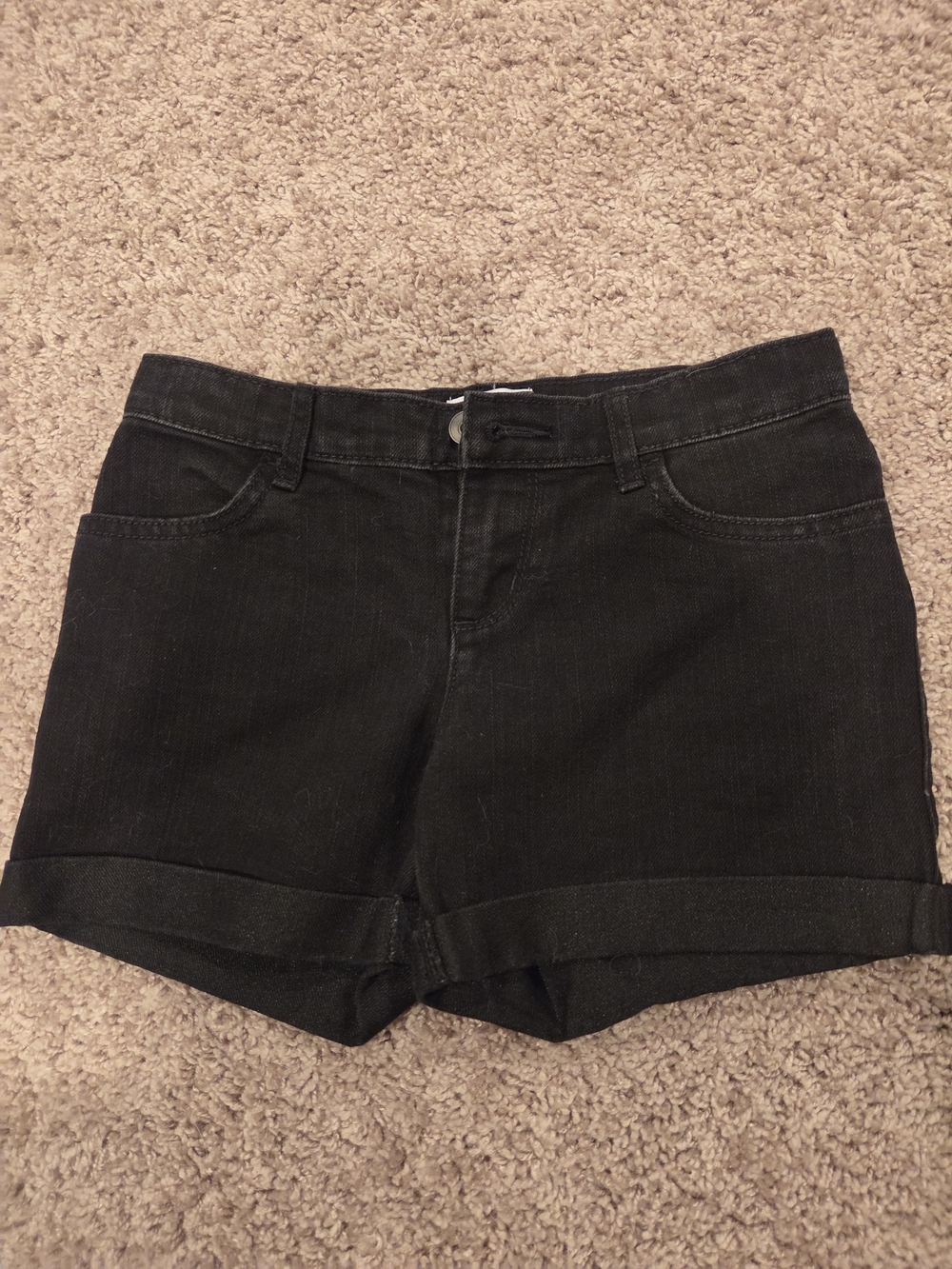 The Children's Place Girl's Black Shorts